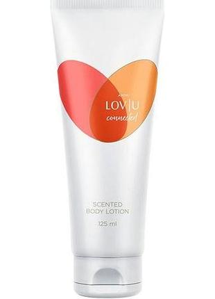Парфюмированный лосьон для тела avon lov u connected 125 мл