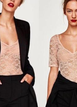 Боли ажурное комбилрес .zara s