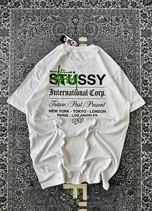 Футболка біла stussy