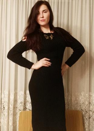 Тёплое платье из италии