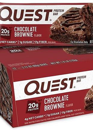 Протеїновий батончик quest nutrition quest bars 60 г шоколад (4384302805)