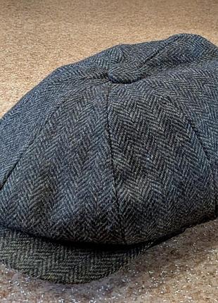Кепка восьмиклинка joules  harrogate tweed baker boy hat