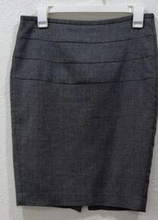 Стильная юбка-карандаш zara basic - s-m 2