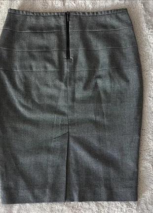 Стильная юбка-карандаш zara basic - s-m 6