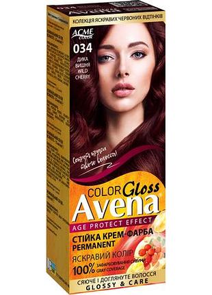 Фарба для волосся acme color avena 034 дикая вишня