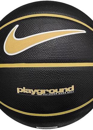 М'яч баскетбольний everyday playground 8p graphic deflated black/infinite gold/white розмір 5