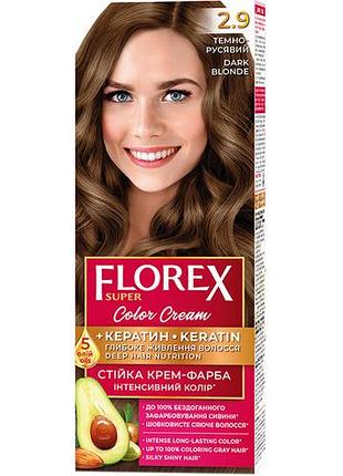 Фарба для волосся florex super 2.9 темно-русявий