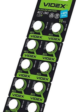Батарейка часовая videx ag12 lr43 1 шт