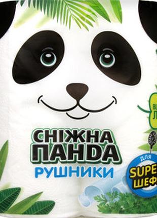 Бумажные полотенца снежная панда 2 шт
