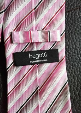 Шовкова краватка bugatti, оригінал4 фото