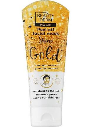 Маска-плівка для обличчя beautyderm gold 75 мл