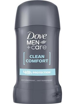 Антиперспирант-стик dove men+ care комфорт чистоты 50 г