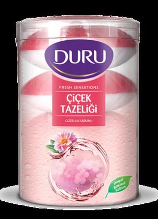 Мыло duru floral sensations цветочная облако 4*100 г
