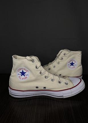 Кеди converse chuck taylor all star hi natural ivory