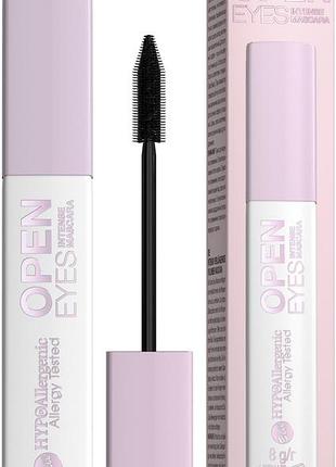 Тушь для ресниц bell hypo allergenic open eyes intense mascara 8 г