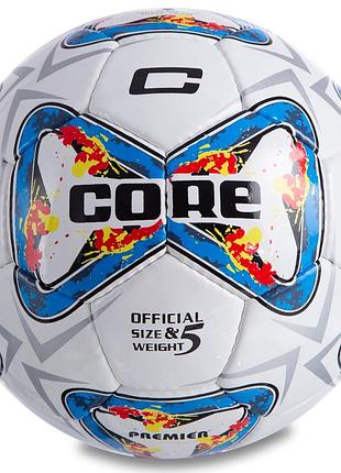 М'яч футбольний core premier cr-048 №5 pu
