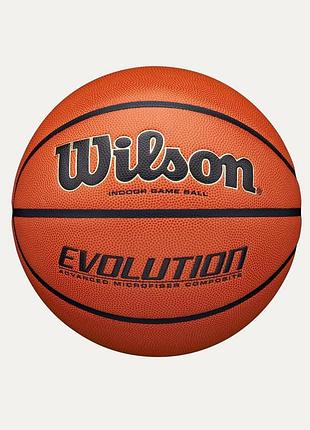 Баскетбольный мяч wilson evolution размер 7 wtb0516 (оригинал)