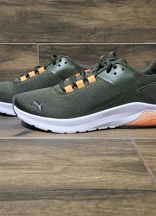 Оригинальные кроссовки puma electron e olive