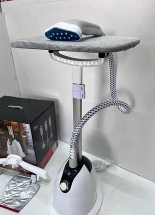 Белый отпариватель вертикальный для одежды со стойкой zepline zp-130 3000w top shop ua_