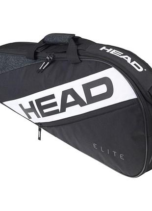 Сумка чохол head elite 3r bkwh 2022 (3 ракетки) 283-652bkwh (оригінал)