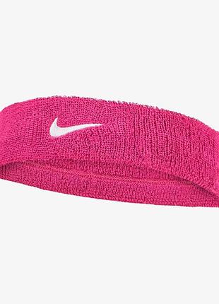 Повязка на голову nike swoosh classic headband рлжевый n.101.2407.639.os (оriгинал)