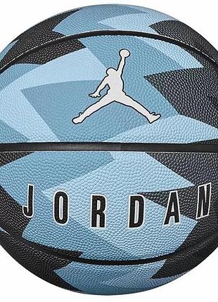 М'яч баскетбольний nike jordan basketball 8p energy deflated crimson bliss/black/black/gold розмір 7
