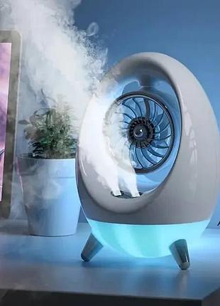 Портативный вентилятор usb с водяным охлаждением, распылитель, ночник air cooler 657, увлажнитель top shop ua_