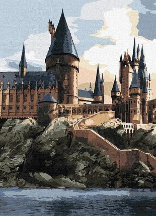 Набір для розпису за номерами ideyka кно6432 harry potter: гоґвортс вдень 40 х 50 см