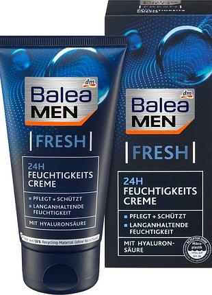 Чоловічий зволожуючий крем для обличчя balea men fresh 75 мл