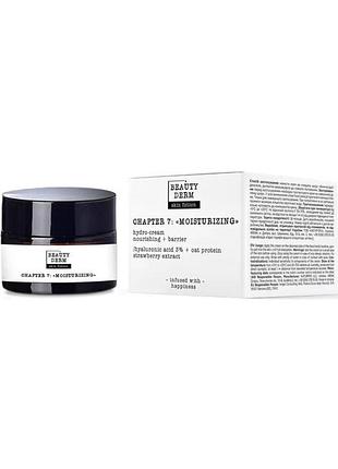 Гідро-крем beautyderm skin fiction з гіалуроновою кислотою та полуницею 50 мл