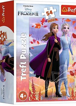 Пазлы trefl 19639 ледяное сердце 54 элемента