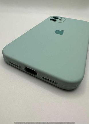 Чохол silicone case square full camera protective (aa) для apple iphone 11 (6.1") (бірюзовий / turquoise) 40234* 40234 3