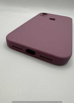 Чохол silicone case square full camera protective (aa) для apple iphone xr (6.1") (ліловий / lilac pride) 40233* 3