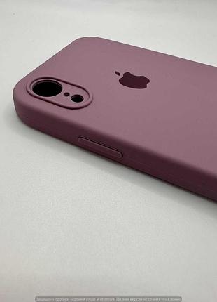 Чохол silicone case square full camera protective (aa) для apple iphone xr (6.1") (ліловий / lilac pride) 40233* 5