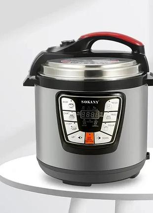 Мультиварка скороварка мультипечь sokany sk-2401 многофункциональная 6 л 1000 вт top shop ua_