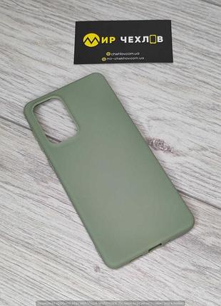 Силиконовый чехол candy для samsung galaxy a73 5g (фисташковый) 53926*