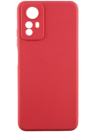 Силіконовий чохол candy full camera для xiaomi redmi note 12s (червоний / camellia) 65222*