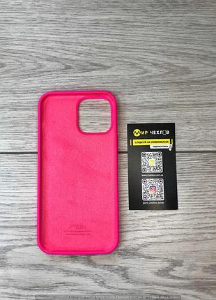 Чохол silicone case full protective (aa) для apple iphone 13 pro max (6.7") (рожевий / barbie pink) 49840 49840* 2