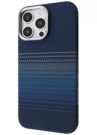 Чохол proove gleam case with magnetic ring iphone 16 pro (blue stripes) 64728 64728 proove