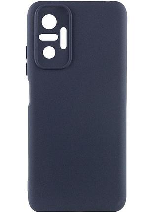 Чохол silicone cover lakshmi full camera (aaa) для xiaomi redmi note 10 pro / 10 pro max (сірий / dark gray) 64723 64723*