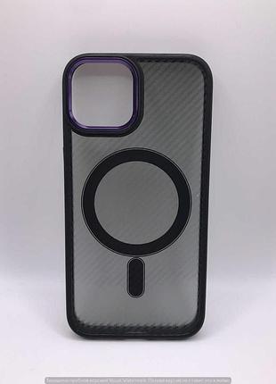 Black matte case with magsafe — iphone 14 deep purple 759823