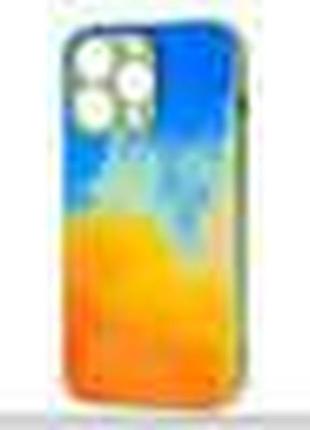 Чохол bright colors case without logo (tpu) iphone 13 pro pink/blue 34707 pink/blue 34707