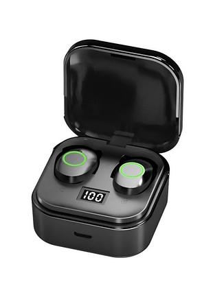 Бездротові навушники чорні bluetooth сенсорні hd stereo