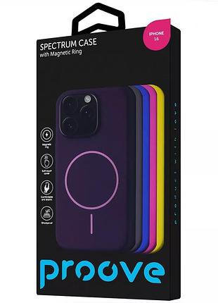 Чохол proove spectrum case with magnetic ring iphone 16 pro (deep black) 62295