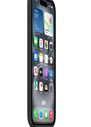 Чохол silicone case (aaa) with magsafe and animation (button) для apple iphone 16 pro (6.3") (black) 76346 76346 2