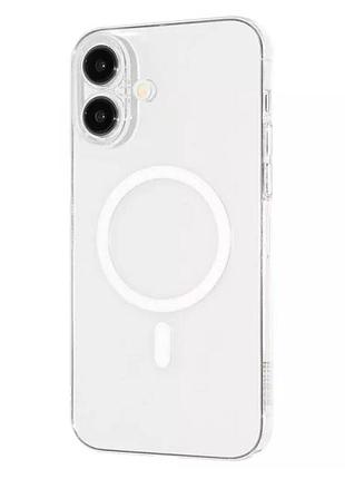 Чохол proove crystal case with magnetic ring iphone 16 (transparent) 59563 proove
