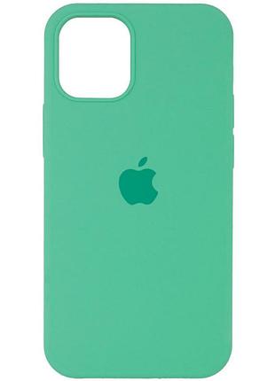 Чохол iphone 12/12pro silicone case green 54002
