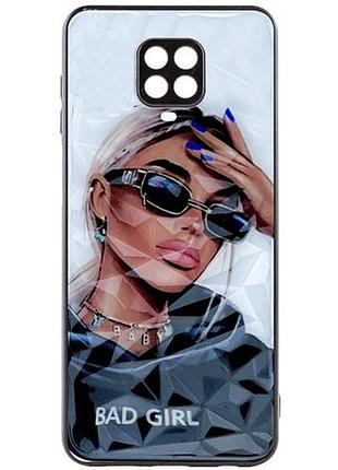 Tpu+pc чехол prisma ladies для xiaomi redmi note 9s / note 9 pro / note 9 pro max (bad girl) 37575