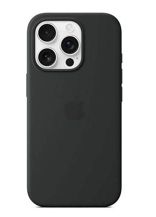 Чохол silicone case (aaa) with magsafe and animation (button) для apple iphone 16 pro max (6.9") (black) 76347 76347 4