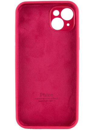 Чохол silicone case square full camera protective (aa) для apple iphone 11 (6.1") (червоний / rose red) 40234 40234* 3